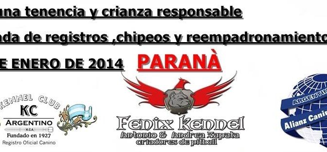 Imagen destacada del artículo «Jornada de Registros en Parana Entre Ríos»